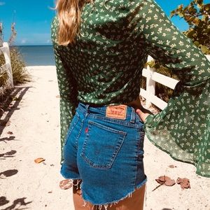 Levi’s High Waisted Shorts